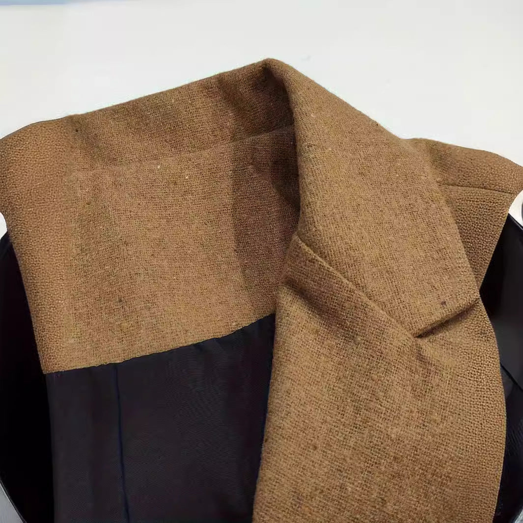 Herren Weste Elegant Mit Taschen Modern