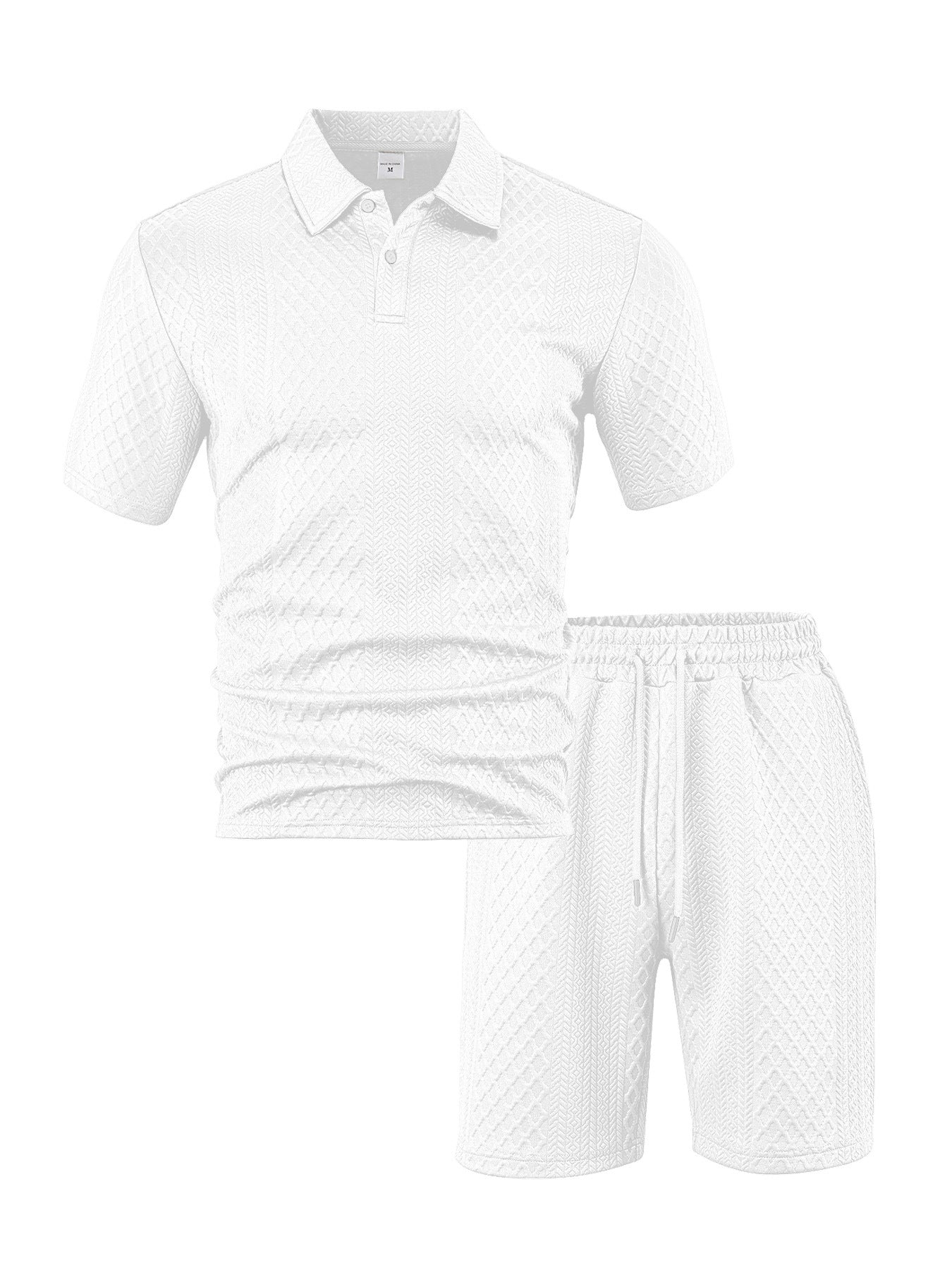 Herren Sportshirt Poloshirt mit Shorts Sommer