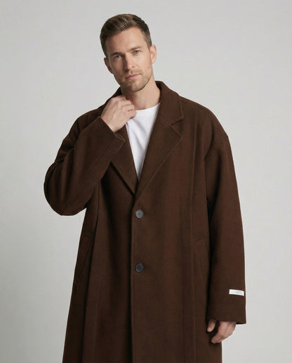 Herren Wolljacke Kurzmantel Herbst Winter Britisch Locker - BerlinGlamour