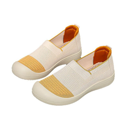 Damen Sneaker Slip-On Luftig Mesh Leicht
