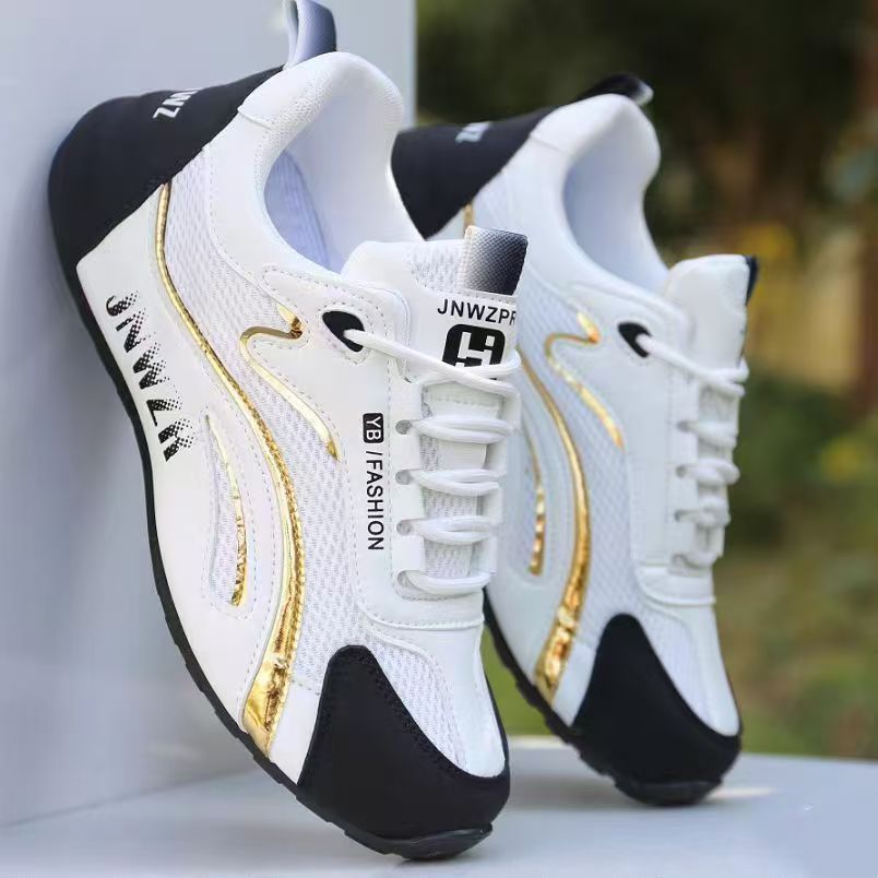 Damen Sneaker Sportlich Atmungsaktiv Trendy Weiss - BerlinGlamour