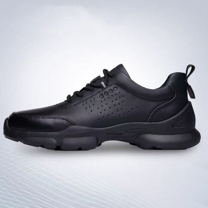 Damen Ledersneaker Sportlich Atmungsaktiv Komfortabel