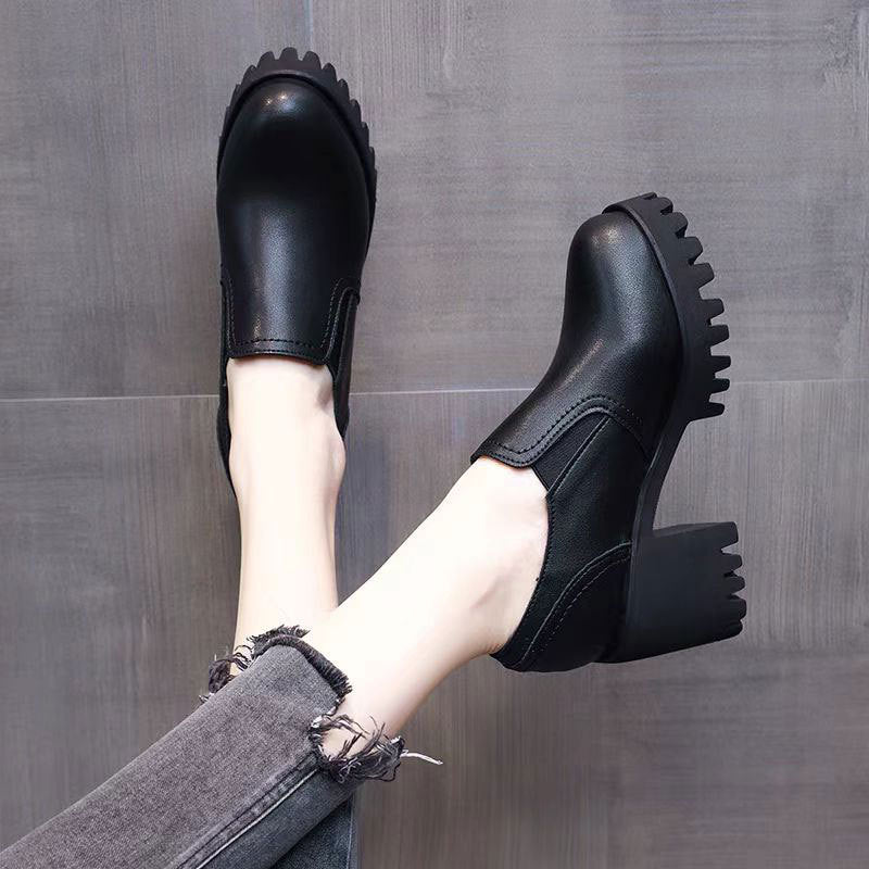 Damen Plateau-Stiefeletten Moderne Rutschfeste Sohle Schuhe