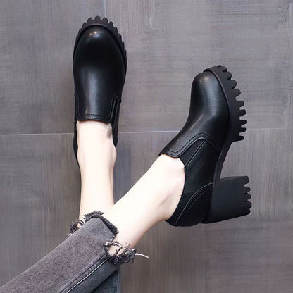Damen Plateau-Stiefeletten Moderne Rutschfeste Sohle Schuhe