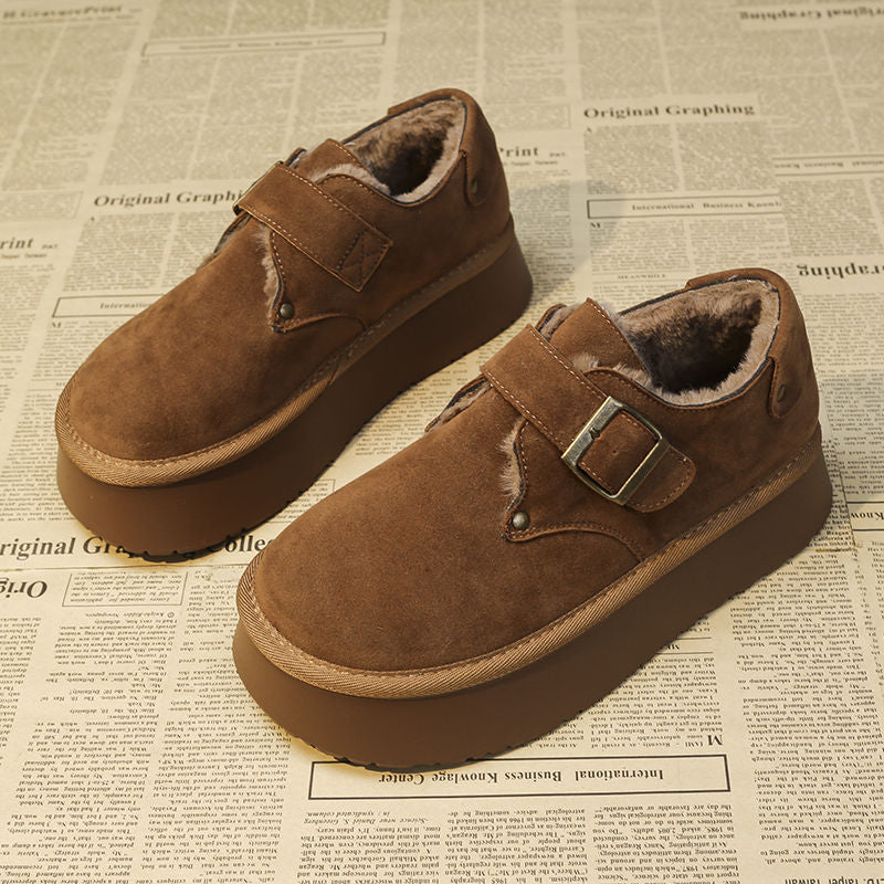 Damen Slipper Weich Komfortabel Mit Schnalle - BerlinGlamour