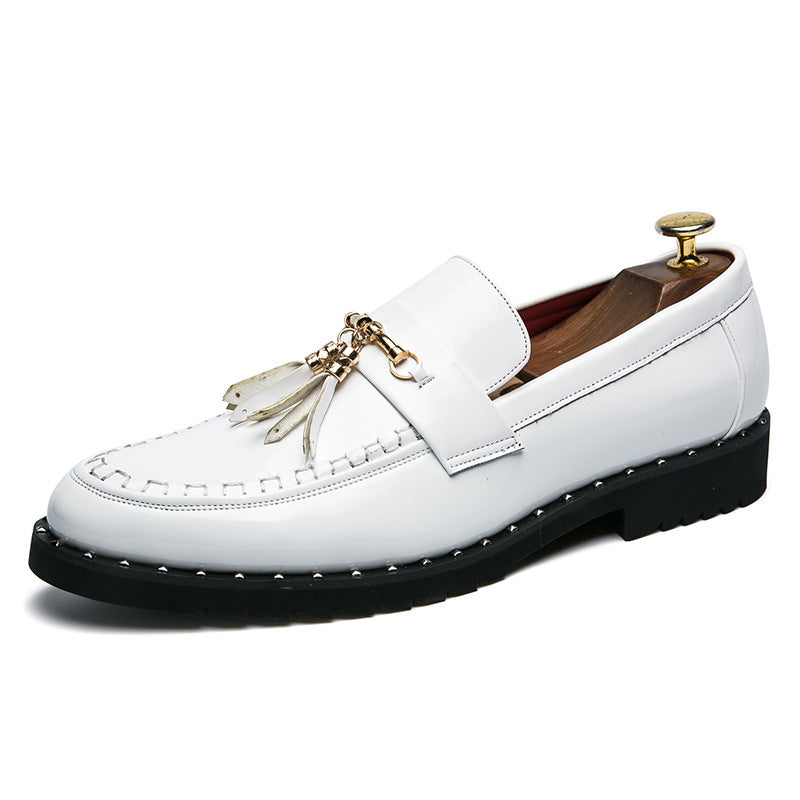 Damen Mokassins Elegante mit goldenen Nieten Schuhe Heidi Mode