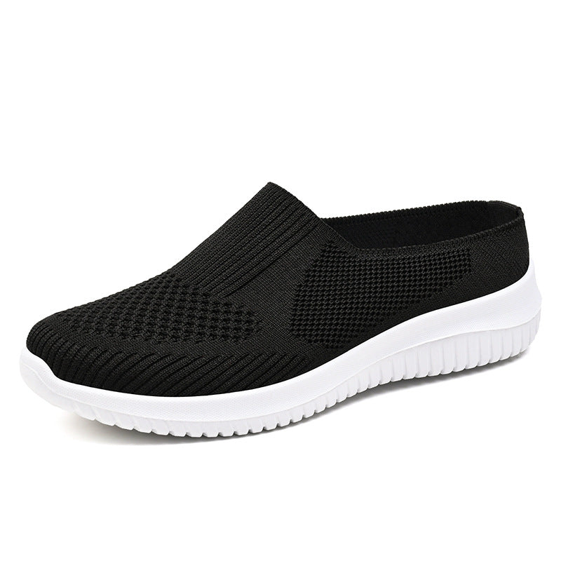 Damen Freizeitschuhe Bequem Atmungsaktiv Slip-On Sneaker