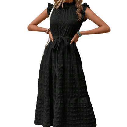 Damen Wickelkleid Elegant Rüschen details Berlin Style