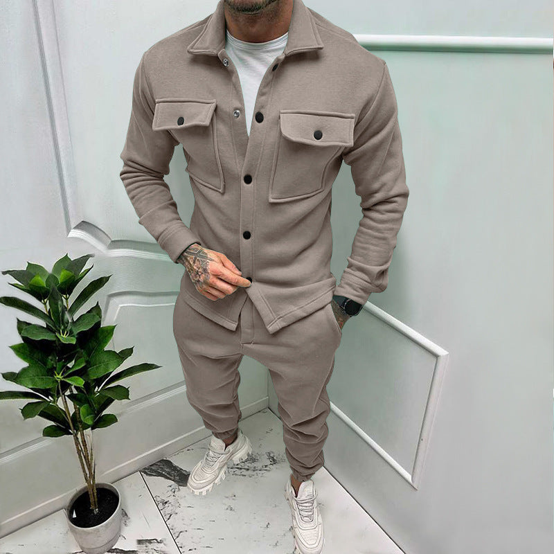 Herren Sportset Jersey Bequem Mit Taschen