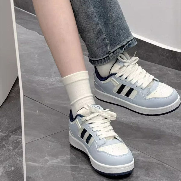 Damen Sneaker Atmungsaktiv Klassisch Schwarz Sport - BerlinGlamour