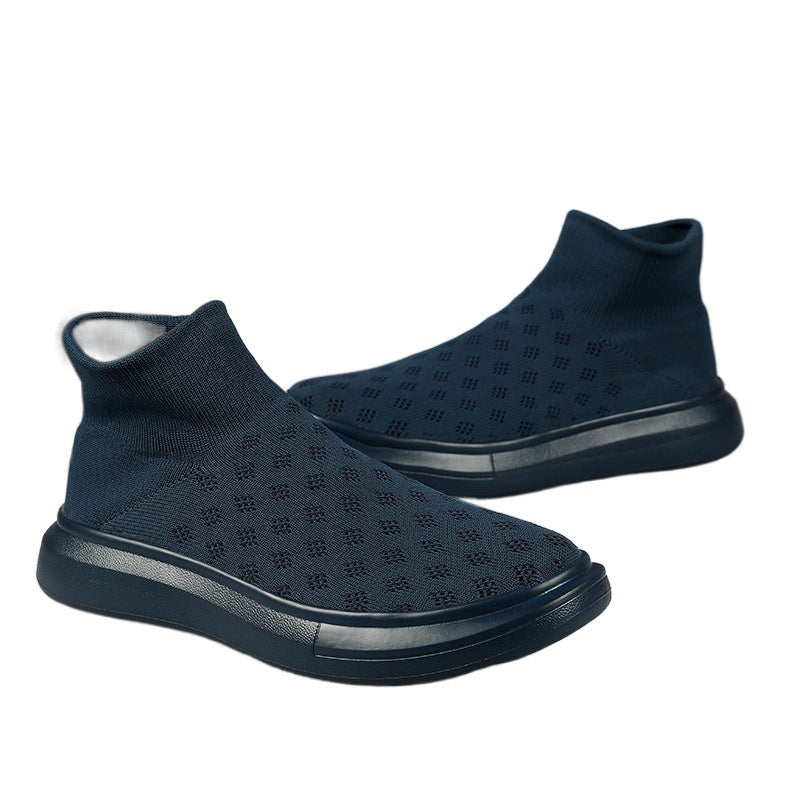 Damen Sneaker Strickschuhe Atmungsaktiv Flexibel - BerlinGlamour