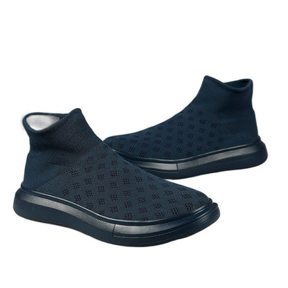 Damen Sneaker Strickschuhe Atmungsaktiv Flexibel - BerlinGlamour