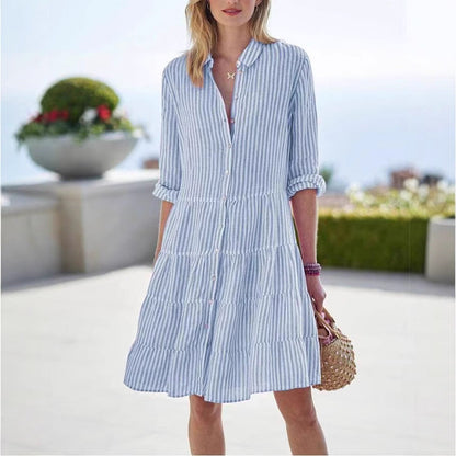 Sommerkleid Damen Elegant Leicht