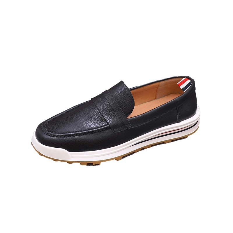 Herren Mokassin Leder Schuhe Rutschfest Modern