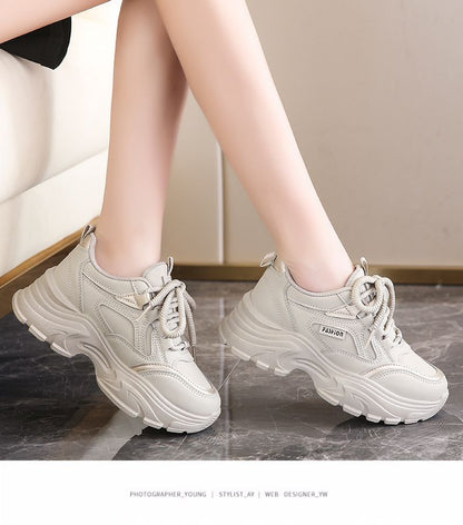 Damen Sneaker Chunky Bequem Robust Mode
