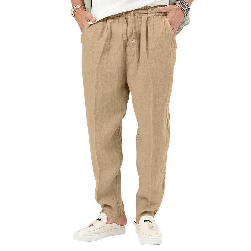 Bequeme Leinenhose Herren Sommerhose Leicht