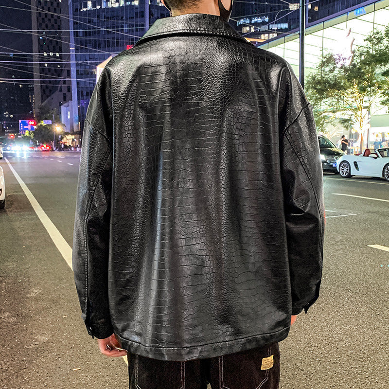 Herren Freizeitjacke Modern mit Knöpfen Trendig