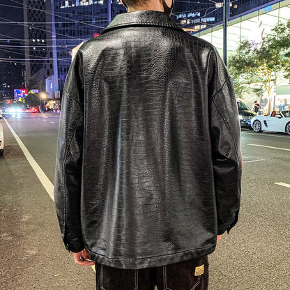 Herren Freizeitjacke Modern mit Knöpfen Trendig