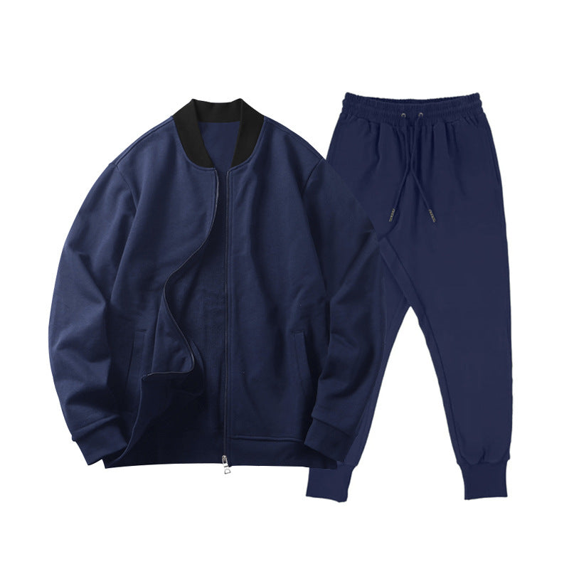 Herren Sportset Freizeitanzug Elastisch Mit Taschen