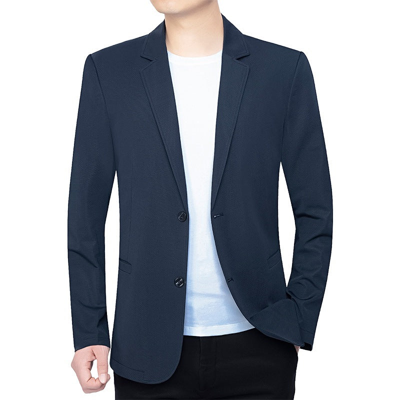 Herren Blazer Jacke Modern Slim Fit Technostoff