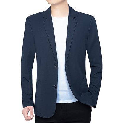 Herren Blazer Jacke Modern Slim Fit Technostoff