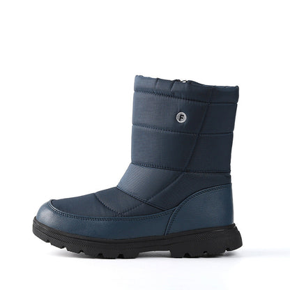 Damen Winterstiefel Isoliert Rutschfest Schnellverschluss