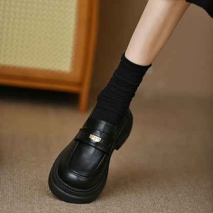 Damen Mokassins Elegant Metall Dekor Schuhe Modisch