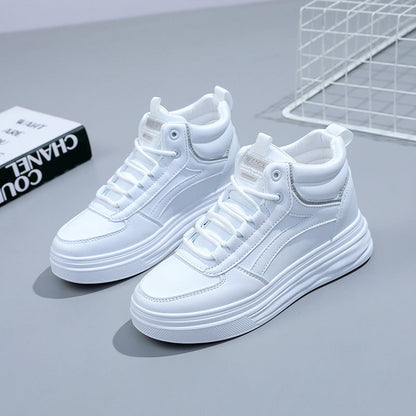 Damen Sneaker High Top Dämpfung Moderne Designsportschuhe