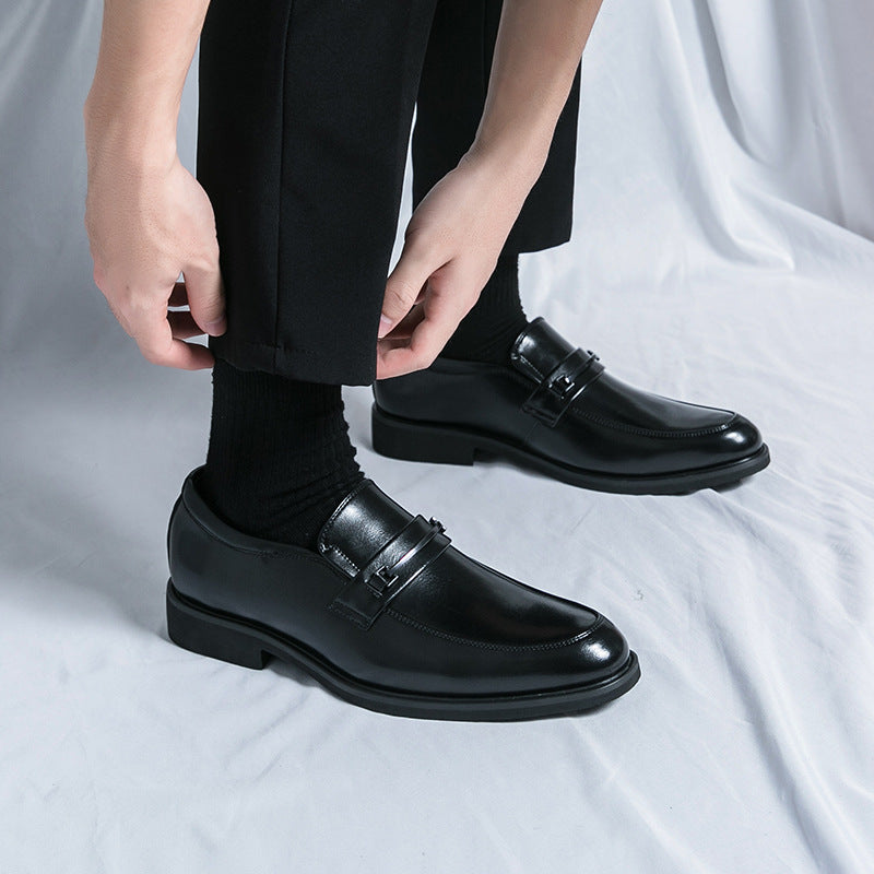 Elegante Herren Mokassins Modernes Design Schwarz