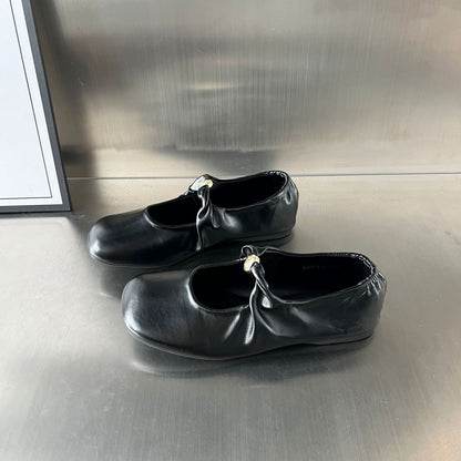 Damen Ballerinas Elegante Komfort Schuhe Mit Riemen