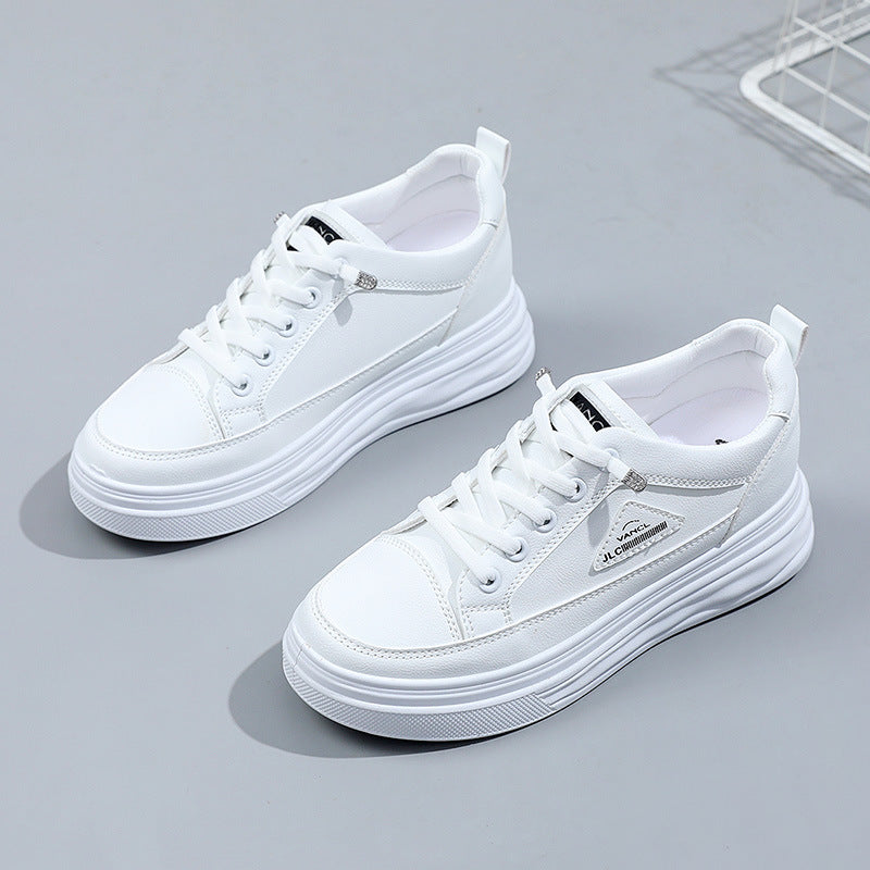 Plateau Sneaker Damen Stylisch Atmungsaktiv Rutschfest