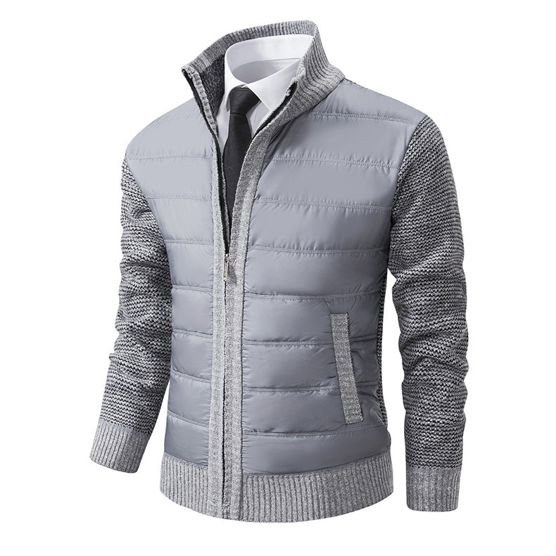 Herren Hybridjacke Gesteppt Modern Elastisch