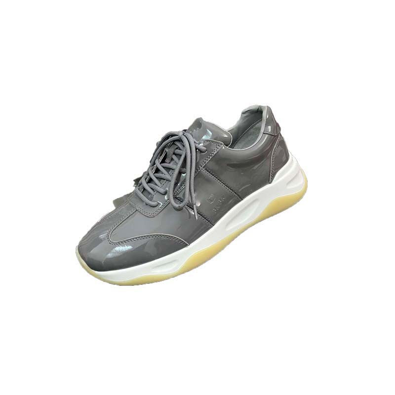 Damen Sneaker Elegante Glänzend Dämpfung Laufsohle
