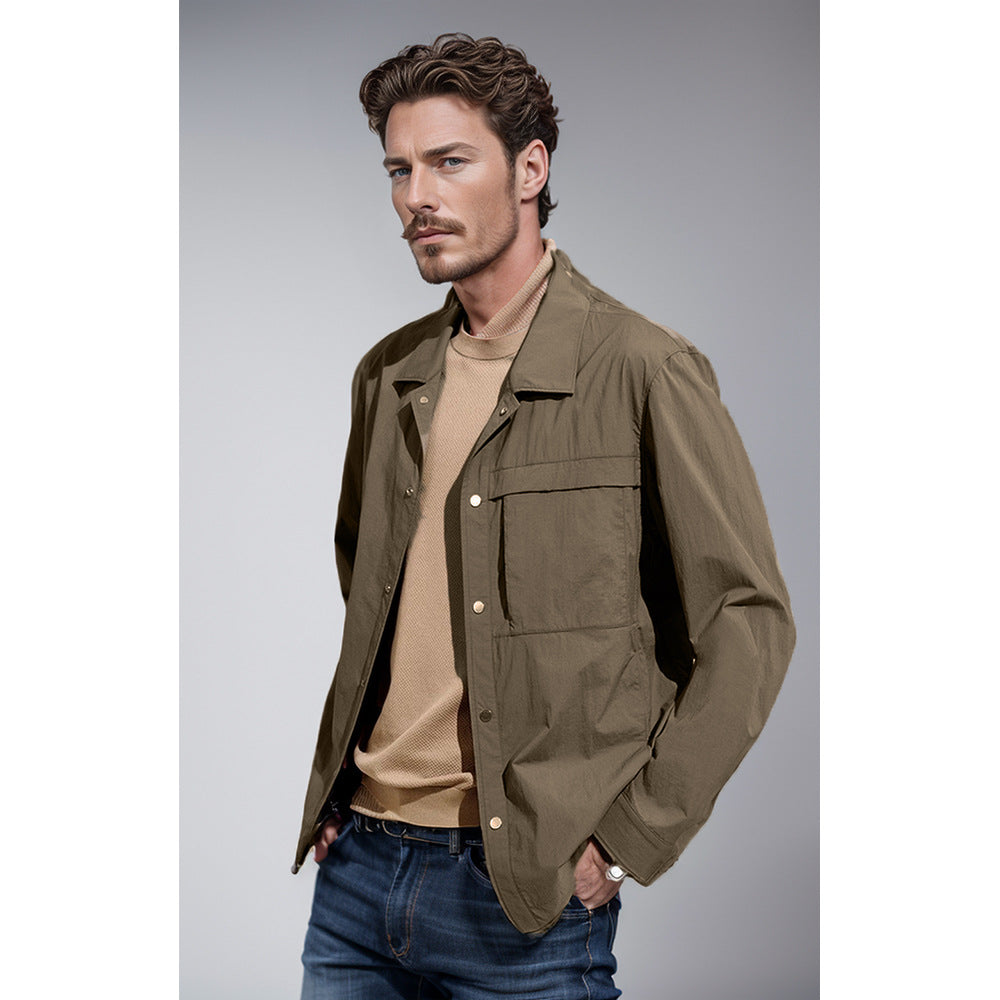 Herren Utility-Jacke Leicht Praktisch Modern