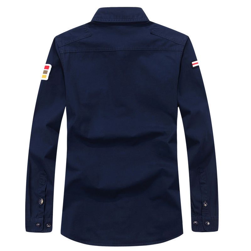 Herren Hemd Modern mit Taschen Urban Style