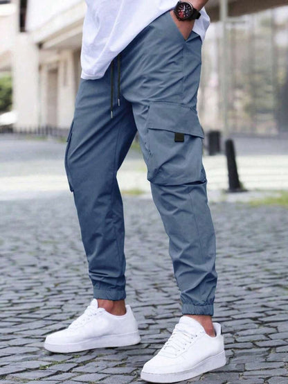 Herren Cargo Hosen Praktisch Elastisch Bequem