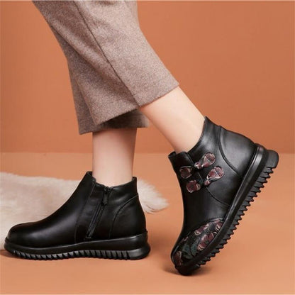 Damen Stiefeletten Elegante Schnürstiefeletten Warm - BerlinGlamour