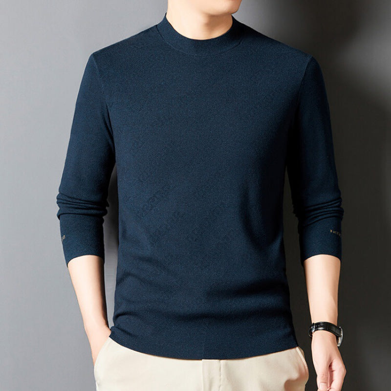 Herren Pullover Rundhals Eleganter Baumwolle Qualität