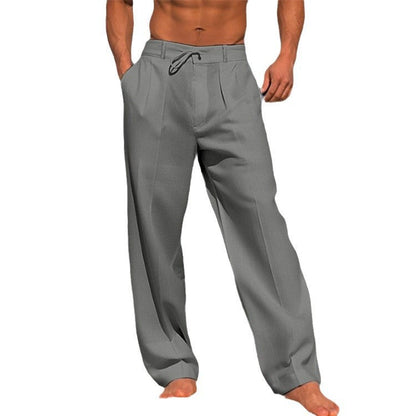Herren Freizeithosen Elegant mit Kordelzug Modern