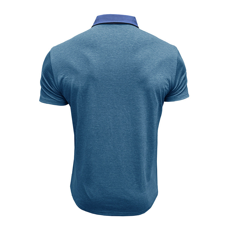 Herren Polo-Shirt Moderner Kragen Slim Fit