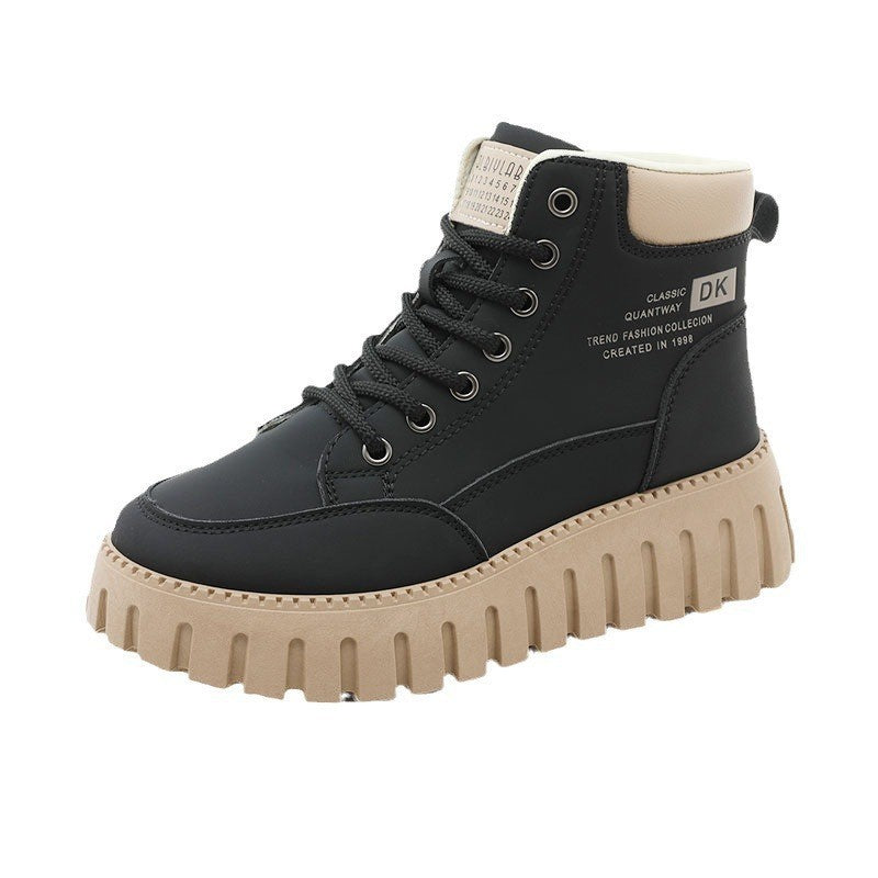 Damen Sneaker High-Top Komfortabel Rutschfest Mit Dämpfung - BerlinGlamour