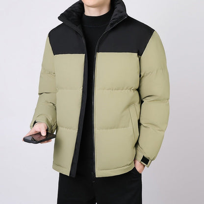 Herren Winterjacke Steppjacke Isoliert Warm