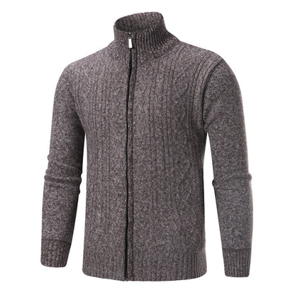 Herren Strickpullover Stehkragen Modern Trendy