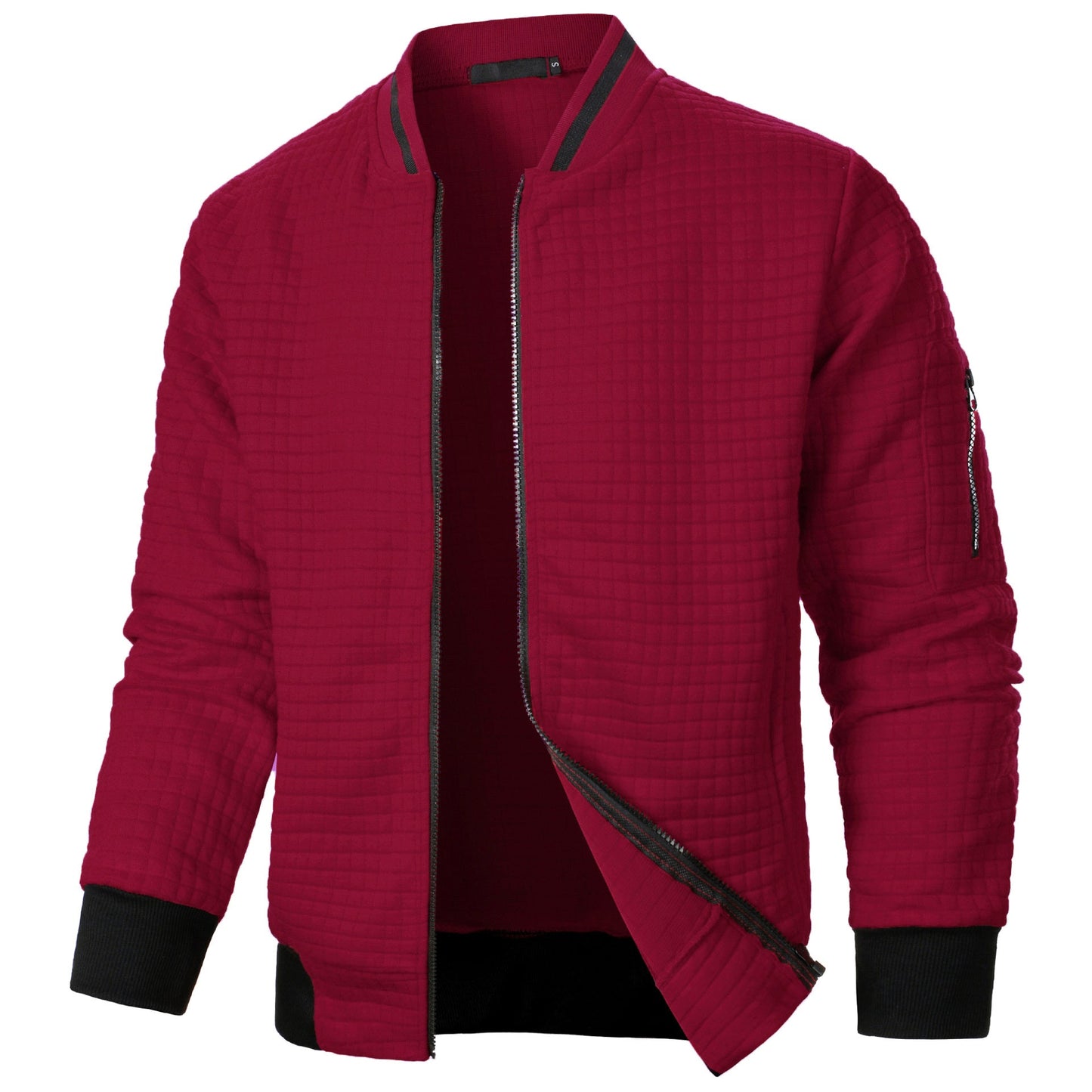 Herren Steppjacke Sportlich Funktionell mit Strukturdesign - BerlinGlamour