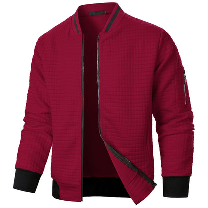 Herren Steppjacke Sportlich Funktionell mit Strukturdesign - BerlinGlamour