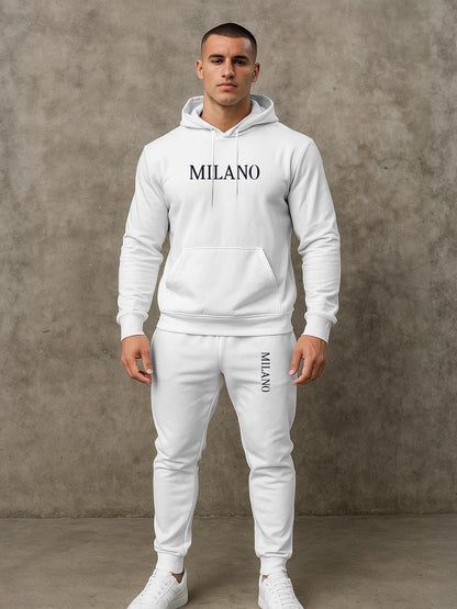Modischer Herren Hoodie Jogginghose Set Sportlich