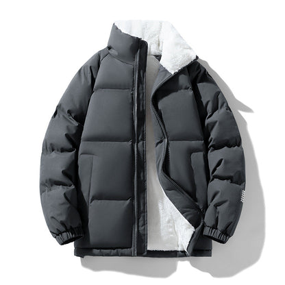 Herren Steppjacke Warm Isoliert Hochkragen