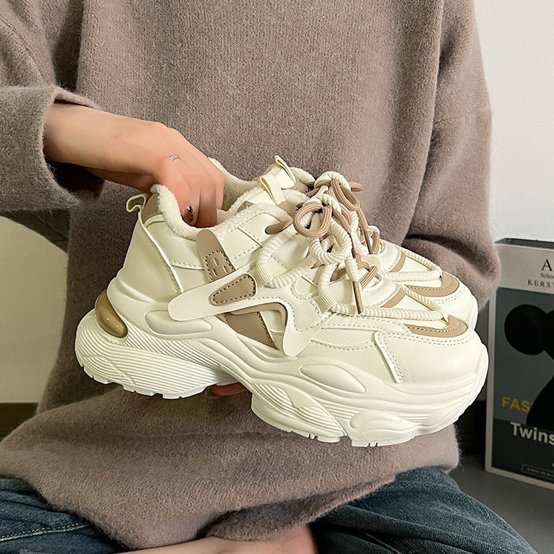 Damen Sneaker Chunky Bequem Atmungsaktiv Stylish