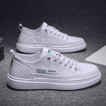 Herren Sneaker Leder Obermaterial Weich und Dämpfend