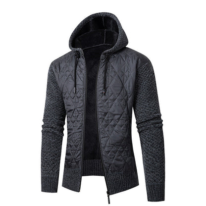 Herren Steppjacke Sportlich Warm Mit Reißverschluss